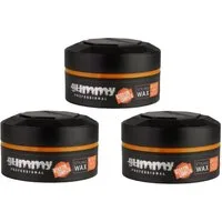 Gummy Professional Haarwachs Fonex Gummy Styling Wax Bright Max Hold 3er Set je 150ml