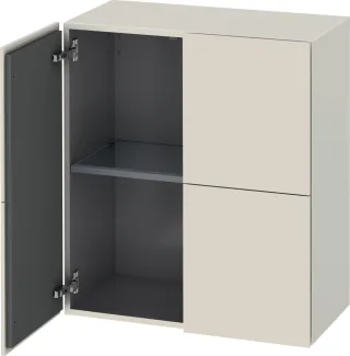 Duravit L-Cube Halbhochschrank Taupe Matt 700x363x800 mm - LC117709191 LC117709191