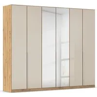 OTTO home Drehtürenschrank Kleiderschrank Kleiderschränke Schrank Garderobe AGORDO mit Glasfront (in zwei Griff-Farben, Breiten 91-405 cm) durchdachte Innenausstattung, in 8 Breiten und 2 Höhen MADE IN GERMANY