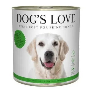 DOG'S LOVE Adult Classic Wild mit Kartoffel und Zwetschge 6x800 g