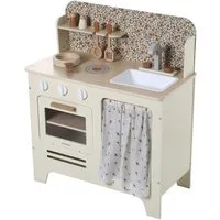 vertbaudet Spielküche Kinder Spielküche mit Zubehör, Holz FSC® Holz, Holz FSC®