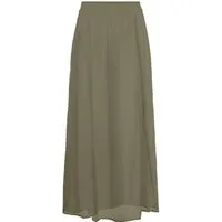 ONLY Faltenrock ONLASTA – Knöchellanger Rock mit elastischem Bund regular fit, Jersey, Polyester, elastischer Bund, unifarben