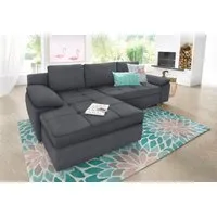 Home affaire Ecksofa Labene L-Form, wahlweise mit Bettfunktion und Bettkasten, auch als XXL-Variante