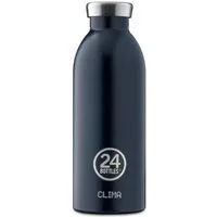 24 Bottles Trinkflasche Clima Bottle Rustic Deep Blue 500ml
