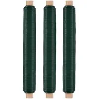 Nordstern Bindedraht Blumendraht Basteldraht 3er Pack, (Grün), Wickeldraht Ø 0,65 mm x 38 m