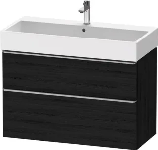 Duravit D-Neo Waschtischunterbau wandhängend Eiche Schwarz Matt 984x442x625 mm - DE4374070160000 DE4374070160000