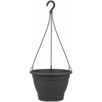 Testrut Blumenampel Blumentopf Hängeampel Lea Anthrazit Ø ca. 25 cm