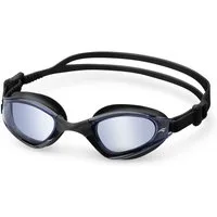 Aqua Speed Schwimmbrille Zen Aqua-Brille verspiegelt schwarz – UV-Schutz & Top-Sitz, (Für Sportler, die Wert auf schnelle Anpassung & festen Halt legen), Silikon-Gurt mit Rasterverstellung – flexibel & langlebig