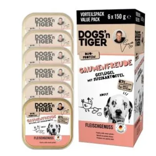 Dogs'n Tiger Gaumenfreude Multibox Geflügel 24x150 g