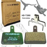 Tektro Scheibenbremse Tektro E11.11 Resin Fahrrad Scheibenbremsbeläge Performance Grün