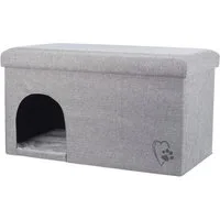 TRIXIE Tierhöhle Höhle Kimy - hellgrau - 72 × 40 × 40 cm