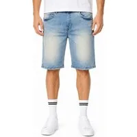 SOULSTAR Jeansshorts im Regular-Fit mit Stretch als Kurze Hose für Herren Sommer-Shorts Bermuda für Männer mit Elasthan