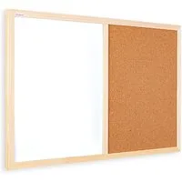 ALLboards Tafel ALLboards Kombi-Tafel Kork-Magnettafel 90×60 cm, Holzrahmen + ZUBEHÖR
