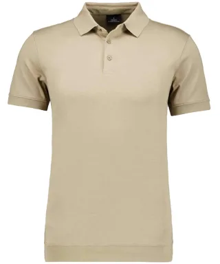 RAGMAN - Pima-Polo mit Bund walnuss - Gr. - M
