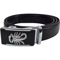 Einkaufszauber Ledergürtel Echt Leder Designer Gürtel Sternzeichen Skorpion - Horoskop Neuartige Automatikschließe