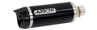 Sport Auspuff Komplettanlage Arrow Thunder BLACK Yamaha MT-125 Bj 2021-2022 RE40 EURO-5 +Kat / +ABE