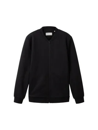Denim Tom Tailor - Bomber-Sweatjacke black - Gr. - M