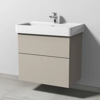 Sanipa 3way Waschtischunterbau zu Laufen Pro S Waschtisch mit 2 Auszügen, Kaschmir-Matt SP7681U