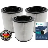 Hooster Luftfilter 3er Set Filter kompatibel mit Bosch Air 4000 Luftreiniger, 3in1 HEPA/Aktivkohle Filter für eine optimale Luftreinigung