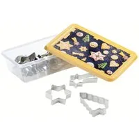 Zenker Ausstechform Zenker Ausstechformen-Set Box silber 18 Stück, Silber