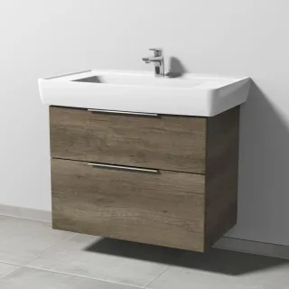 Sanipa 3way Waschtischunterbau zu Laufen Pro A Waschtisch mit 2 Auszügen, Eiche-Nebraska UM75837