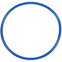 Hoopomania Hula-Hoop-Reifen Kinder Hula Hoop, Hologramm Farben, Ø 80cm Blau
