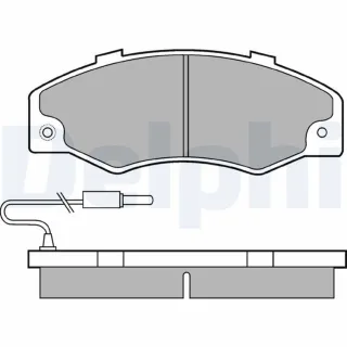 Delphi Bremsbel?ge vorne Renault 21