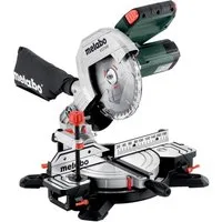 metabo Kappsäge Metabo Kappsäge KS 216 M Karton, Set, 8-St., inkl. Ablängenanschlag, Materialklemme, Spänefangsac und Sägeblatt