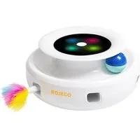 ROJECO Tier-Intelligenzspielzeug Rojeco 2-in-1 Interaktives Katzenspielzeug, 100% Kunststoff