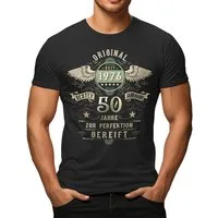 LOBO NEGRO® T-Shirt als Geschenk zum 50. Geburtstag: Original seit 1976