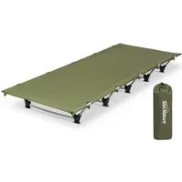 HOMECALL Feldbett Ultraleichtes Campingbett klappbar für Erwachsene für Zelten (Campingliege 150 kg Belastbar) für Zelten, Wandern, Outdoor, Büro Mittagspause, Gästebett Join Nature