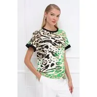 Passioni T-Shirt mit Animal-Print