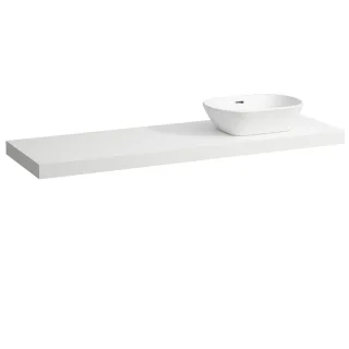Laufen Waschtisch-Platte LANI 495x1570x65 mit Aussschnitt rechts H4046931122601