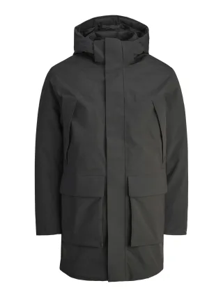 JACK&JONES - JPRCCMOON PARKA SN Black - Gr. - S