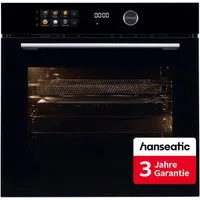 Hanseatic Einbaubackofen HBO7214FA2, mit 1-fach-Teleskopauszug, Aqua-Reinigungsfunktion, inkl. 3 Jahre Herstellergarantie