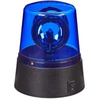 relaxdays LED Dekolicht LED Blaulicht