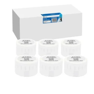 6x G&G Etiketten 54mm x 101mm sw Komp. m. Dymo S0722430/ 99014