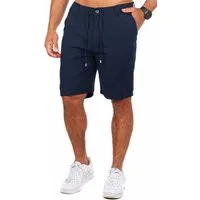 CARISMA Shorts Herren Leinen Baumwoll Mix Hose kurz trendig angenehm regular fit 2219 in Unifarbe