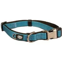 DUVO+ Hunde-Halsband Duvoplus EXPLOR North Halsband - Petrolblau Länge/Breite: 20-35cm/15mm