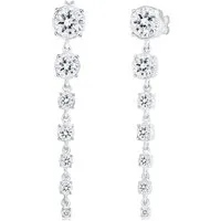 Elli Premium Paar Ohrhänger Ohrhänger Edel 925 Silber, mit Kristallen von Swarovski®