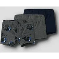 Name It Trunk NMMTIGHTS 3P DARK GREY MEL SKULL NOOS (Packung, 3-St)