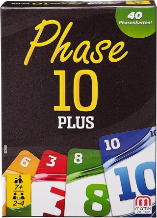 Mattel Spiele - Phase 10 Plus