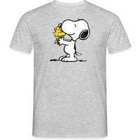 Spreadshirt T-Shirt Peanuts Snoopy Und Woodstock Männer T-Shirt (1-tlg)