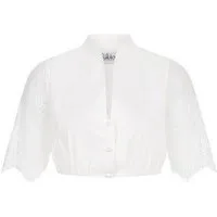 Nübler Dirndlbluse Dirndlbluse kurzarm Emma in Creme von Nübler