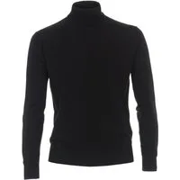 Redmond Rollkragenpullover REDMOND Casual Herren Pullover Langarm Rollkragen Schwarz