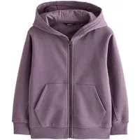 Next Hoodie Einfarbige Kapuzenjacke mit Reißverschluss (1-tlg)