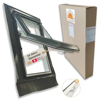 Velux GGL, GGU, GPL, etc. Austauschfenster Dachfenster für alte Velux mit Eindeckrahmen von SUNSKY 55 x 78 - für Velux 102" und "C02""