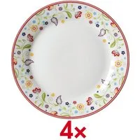 Ritzenhoff & Breker Speiseteller Shanti, (4 St), Ø 27 cm, spülmaschinengeeignet