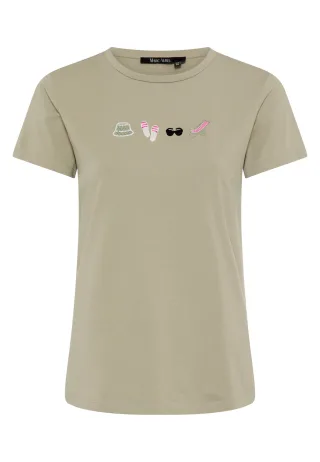 Marc Aurel - Shirt mit stick - Gr. - 40