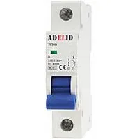 ADELID Schalter, LS-Schalter Leitungsschutzschalter 1-polig B 10A 230/400V AC